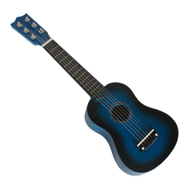 Guitarra Ukulele Infantil de 21 Polegadas com Opções para Crianças - Instrumento de 6 Cordas para Presentes de Aprendizagem