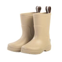 Botas de chuva de borracha impermeáveis para crianças, slip-on, resistência ao desgaste, bebês meninos e meninas sapatos, cor sólida, antiderrapante, calçado infantil, H30-1 - Image 1