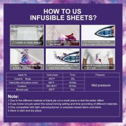 Folha de transferência de tinta infusível galaxy, sublimação, impressão de vinil, canecas, camisetas, bolsas, porta-copos, chaveiros, decoração diy para corte - Image 2