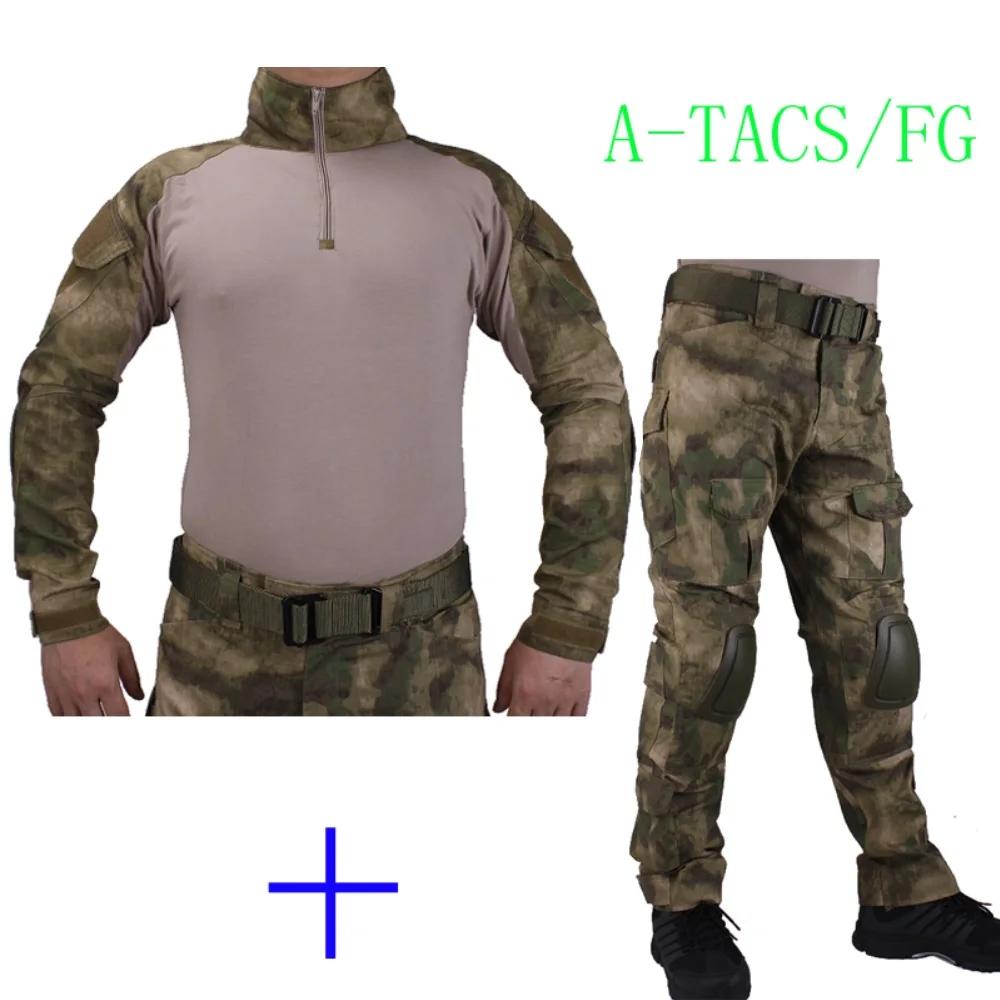 VULPO-Uniforme de Combate para Caça, Camuflagem Camisa, BDU, AT-FG, Cotovelo e Joelheiras, GhilliekostVacuum Jacht - Image 1