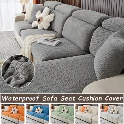 Ajustável removível Jacquard Capa Almofada Do Sofá, Protetor de Móveis para Animais de Estimação, Polar Fleece, Stretch Sofá Slipcovers - Image 1