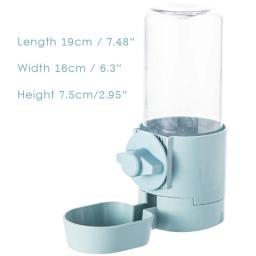 Bebedouro automático para animais, Alimentador de gaiola pendurado, Cão e gato pequenos cinza, 500ml - Image 3