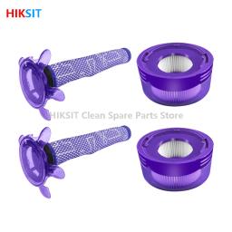 Para dyson v8 focus mattress handheld aspirador de pó peças pré pós filtro hepa acessórios lavável filtro hepa substituição - Image 1