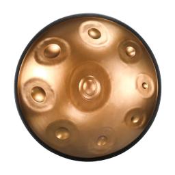 Tambor de língua profissional para iniciantes, ouro mão pandeiro, D menor, aço, instrumento de percussão, 432Hz, 22 ", 9 10 12 Notas - Image 3