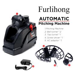 6802BH 2 em 1 máquina lançadora de bolas de beisebol e tênis, ângulo de lançamento ajustável, velocidade e intervalo - Image 6