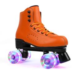 Altura ajustável Patins para Mulheres ou Homens, Rolhas de Borracha, Quad Retro, Exterior e Interior - Image 3