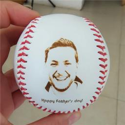 1pc personalizado feito à mão bolas de beisebol nunca duvidar presente para filho neto personalizado bolas de beisebol presentes bastões softball gravado - Image 5