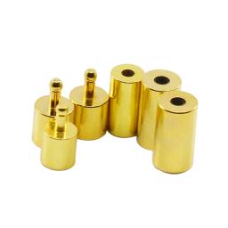Metal Fechos Magnéticos para Descobertas Jóias, Cordão De Couro Redondo, Pulseiras e Colares, Conectores End Caps, Suprimentos DIY, 10 Pçs/lote - Image 6