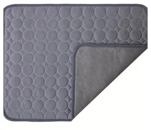 Tapete de Resfriamento Lavável e Reutilizável para Cães - Almofada Portátil Extra Grande para Dormir e Evitar Urina no Verão