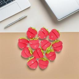 18 pçs rolos de cabelo de morango rolos de esponja macia para cachos sem calor durante a noite ferramenta de estilo suave para mulheres-amigável ao viagem - Image 2