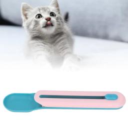 Comida de gato colher tratar espremer colher, deleites molhados dispensar colher, lanche prático colher para pet, alimentação rega suprimentos - Image 3