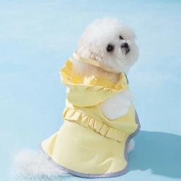 Poncho de chuva impermeável para animais de estimação, Capa de chuva pequena, Roupas para cães de verão, Cães pequenos fora do estilo do cabo - Image 5
