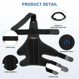 Almofadas de Proteção Ajustável para Animais De Estimação, Leg Brace, Joelho Wrap, Suportes para Cães, Correias de Apoio, Acessórios para Cães - Image 5