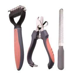 Aparadores de unhas para animais com lixa e pente, corta unhas, acessórios de higiene para cães e gatos, seguros - Image 1