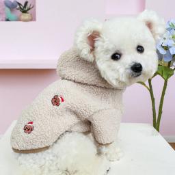 Casaco de inverno com capuz para animais de estimação, roupas para cães e gatos, jaqueta para cachorros, roupas para animais, chihuahua, Yorkie, pug - Image 4