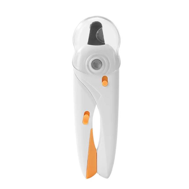 Conjunto de Cortadores de Unha para Pets com Luz LED - Ideal para Cães e Gatos Pequenos em Aço Inoxidável