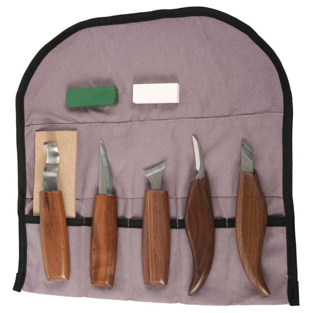 Kit Completo de Ferramentas de Escultura Manual para Iniciantes - 12 Peças, Incluindo Faca e Cortador de Madeira, 2023