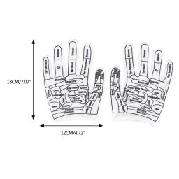 Luvas acupressão, reflexologia, mão, ferramenta acupressão para massagem mão, luvas reutilizáveis ​​para - Image 6