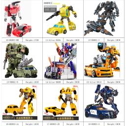 Brinquedos de transformação bmb baiwei op comandante bumbleb hound shockwave grimlock prowl ironhide figura modelo ação robô deformado - Image 4