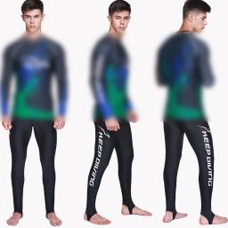 Homens e mulheres Proteção Solar Mergulho Calças Compridas, Swimwear Wetsuit, Calças Justas, Legging - Image 2