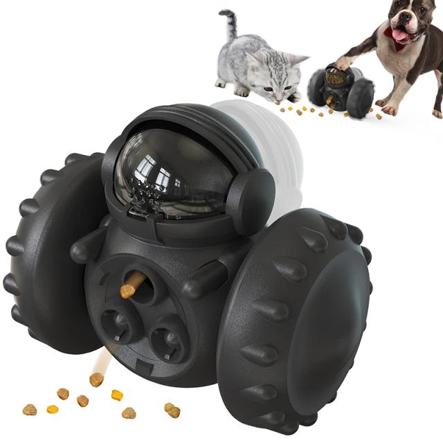 Brinquedo Interativo para Cães e Gatos: Dispensador de Comida Lento Tumbler para Treinamento IQ e Brincadeiras Diversas