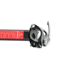 Suporte de bicicleta de montanha com placa reflexiva, equipamento de equitação, desmontagem rápida, liga de alumínio, prateleira traseira, peças de bicicleta - Image 5