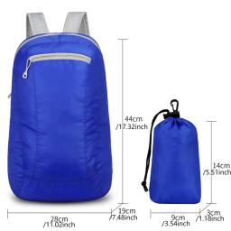 Mochila dobrável ao ar livre leve, mochila de viagem, mochila esportiva para homens e mulheres - Image 6