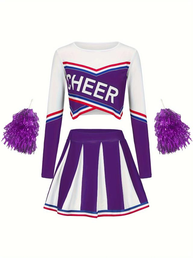 Roupas Esportivas Fofas para Meninas: Conjuntos com Torcida Rosa e Pom-Poms para a Volta às Aulas e Festas de Natal