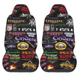 80s gothic rock band guitarra música capa de assento do carro personalizado impressão protetor frontal universal acessórios conjunto almofada - Image 2
