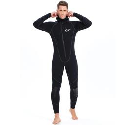 Fato de mergulho com chapéu para proteção do aquecimento, Front Zipper Opening Hood, Surfing Suit, 5mm - Image 2