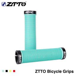 Ztto mtb punho de guidão em silicone, trava em gel antiderrapante para bicicleta mtb, peças de bicicleta dobrável com design de caveira ag15, 1 par - Image 1