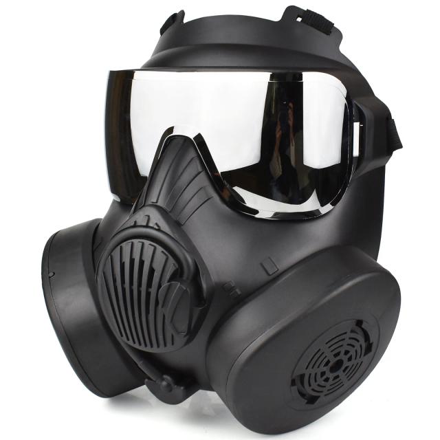 Máscara Facial Completa para Cosplay, Airsoft e Tiro: Acessório Tático para Caça e Equitação