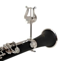 Clipe Braçadeira-on Suporte para Clarinete Partituras, Lira Latão, Prata, Instrumento Musical, Tuba Peças - Image 5