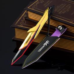 Arma Melee Valorant com Coldre, Faca Xerold FANG, Modelo de Liga, Espada Cosplay, Coleção Enfeites, Brinquedos Traning, 20cm - Image 4