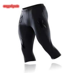 Calças justas de secagem rápida respirável masculina, calças de compressão, perneiras corrida, fitness, musculação, calças magras - Image 6