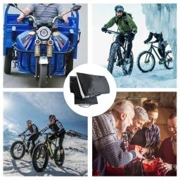 Luvas de pára-brisa, Scooter Hand Warmer para Snowmobile, Tampa da bicicleta, Windproof, Quente, Bateria, Inverno - Image 4