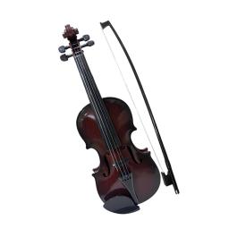 Simulado violino kit prática musical, instrumento musical, adereços desempenho, cordas ajustáveis, presentes para iniciantes - Image 1