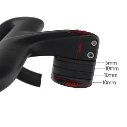 Kocevlo bicicleta de estrada completa carbono integrado guiador para protetor velocidade estrada com espaçadores ciclismo guiador - Image 4