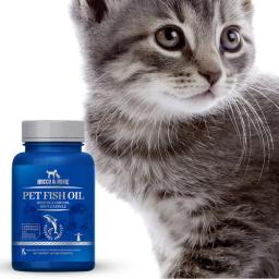 Suplementos nutricionais para animais de estimação, gatos, cápsulas moles para cães, cabelo de lecitina, 60 cápsulas - Image 4