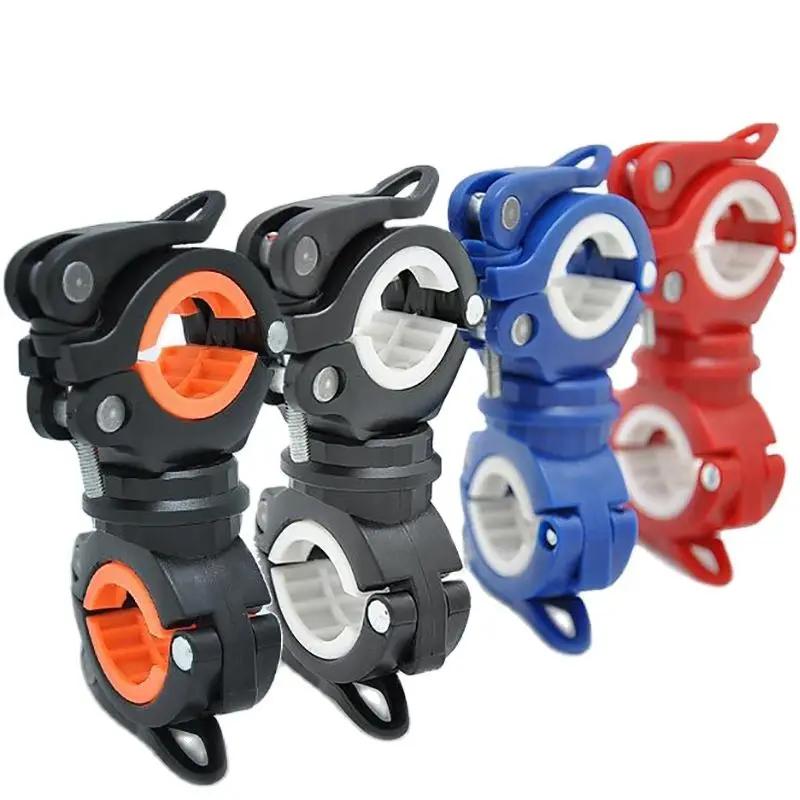 Universal bicicleta Lanterna Mount Holder, bicicleta LED Light, tocha, suporte de montagem, rotação de 360 °, ciclismo Clip, braçadeira - Image 1