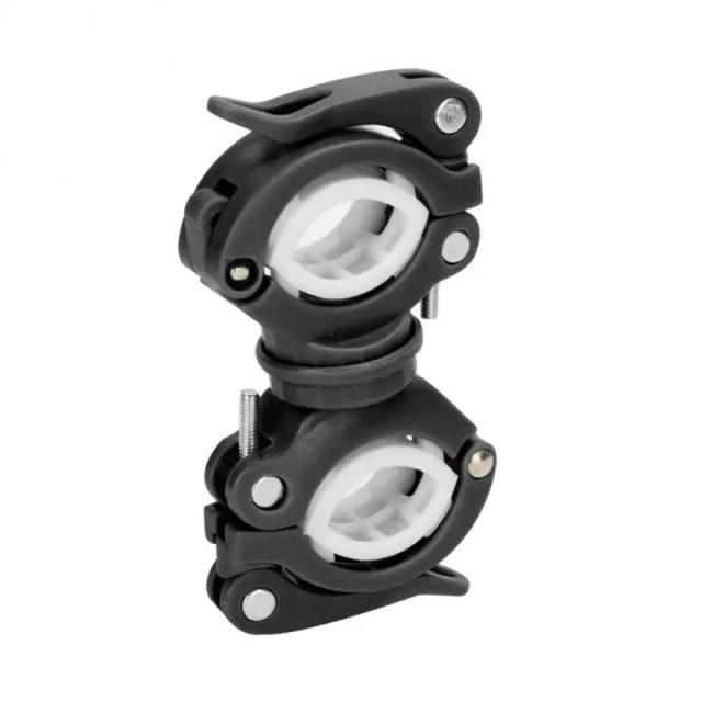 Suporte Ajustável e Multi-funcional para Bicicleta com Borracha Antiderrapante e Rotação de 360 Graus para Acessórios de Caça