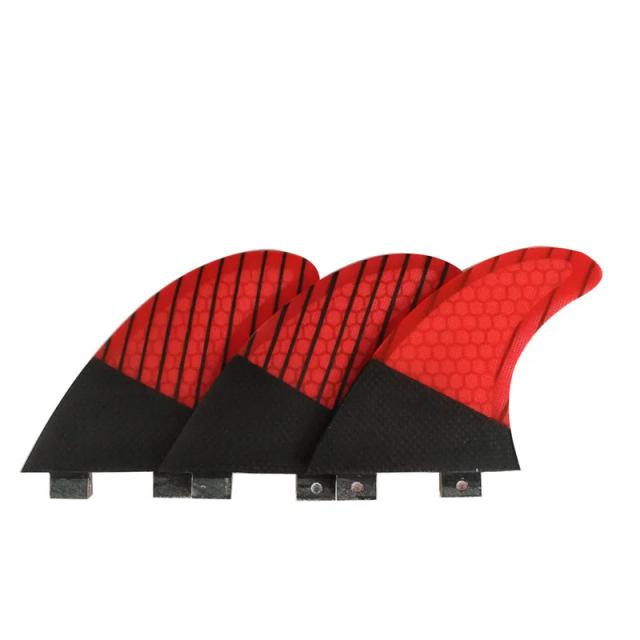 UPSURF Aletas de Prancha Fibra de Vidro Carbono M G5 3 Peças