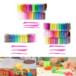 Modelagem argila brinquedos com ferramentas, leve suave, reutilizável DIY artesanato moldagem, brinquedos para crianças, projetos artesanais, presente Home Party - Image 4