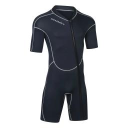 Fato de neoprene masculino, manga curta, zíper frontal, mergulho, surf, manter aquecido, novo, 1,5 m, 3m - Image 5