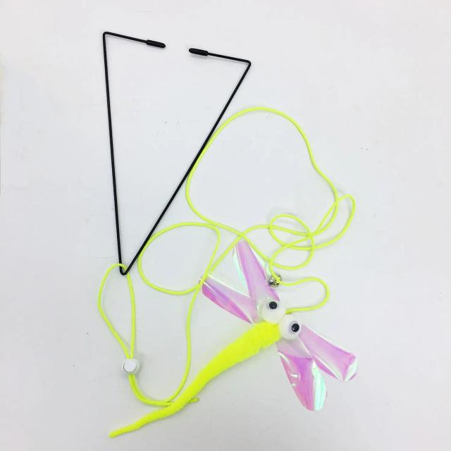 Brinquedo Interativo Retrátil para Gatos - Rato Suspenso Divertido com Corda para Arranhar