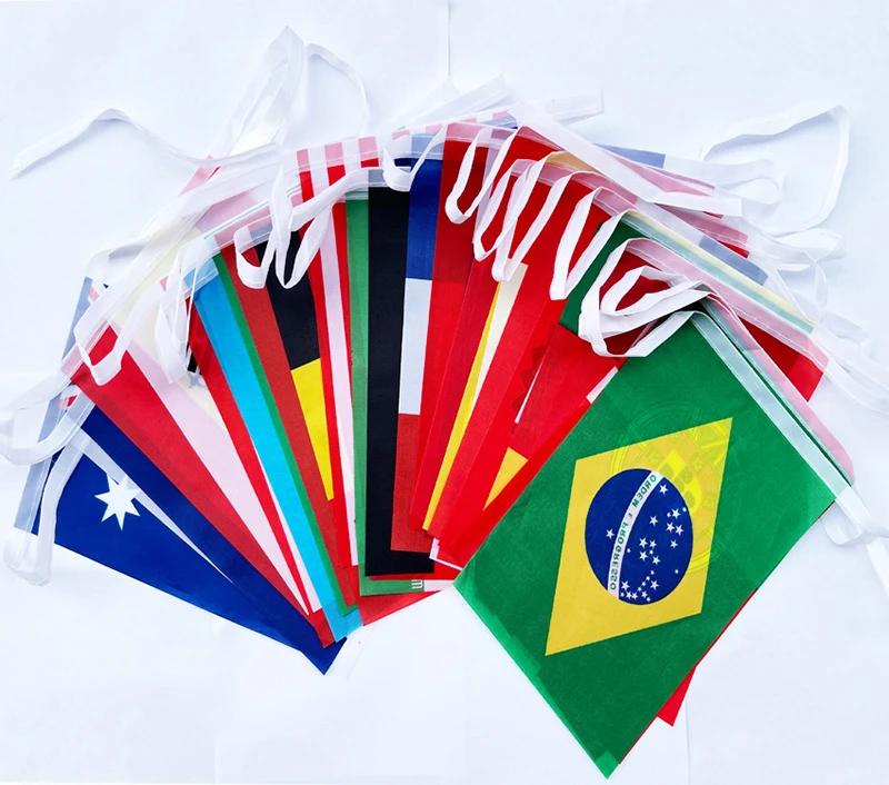 Z-ONE Bandeira Nacional 100/200 Países - Decoração de Festa Premium
