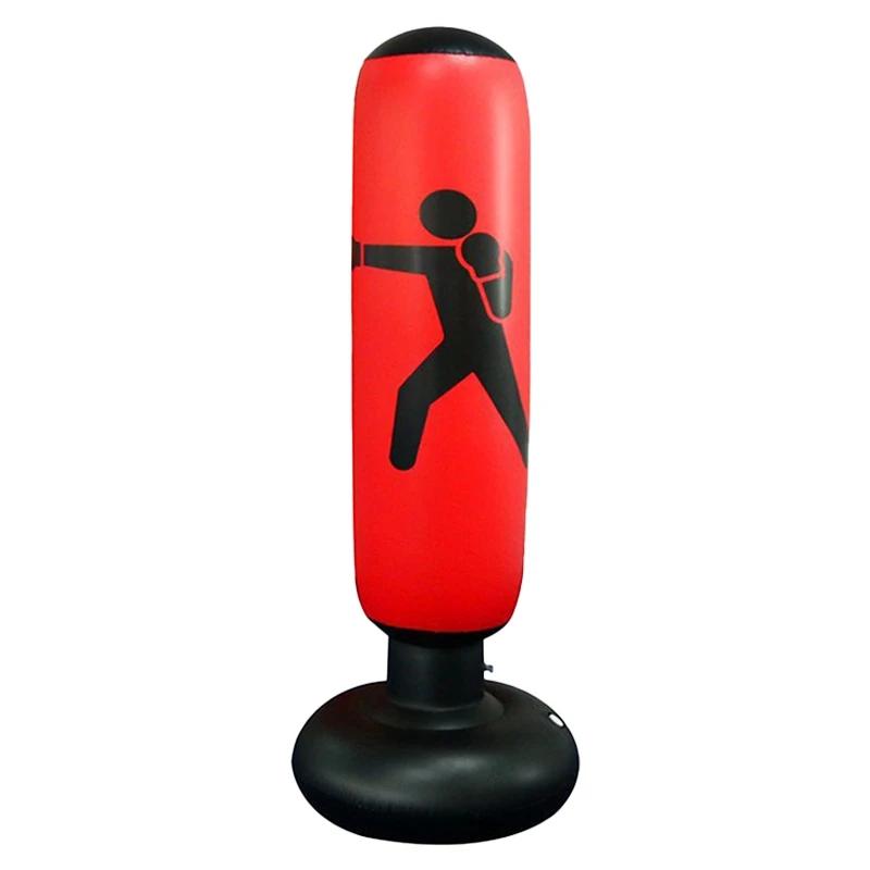 Saco de perfuração inflável para crianças e adultos, High Boxing Blow Up Bop, Saco de soco autônomo, Presente, 160cm - Image 1