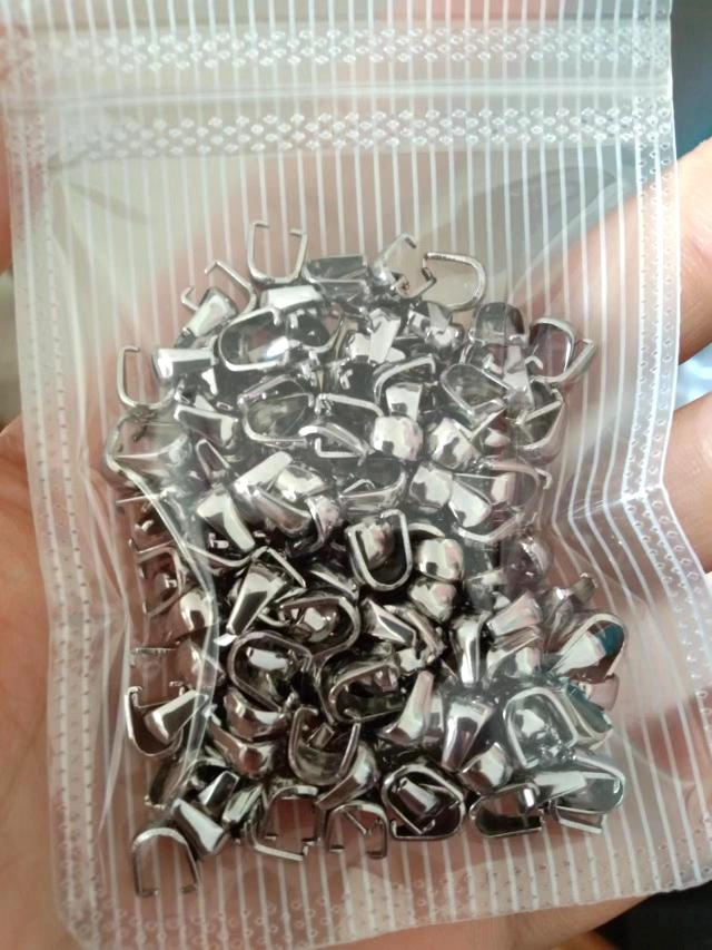 Fechos de Fivela de Aço Inoxidável para DIY: 100 Peças para Pingentes, Charme e Colares