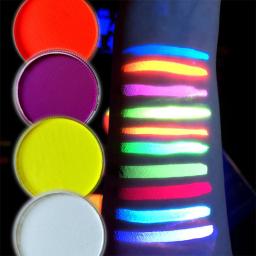 Pintura Corporal Infantil, Maquiagem Solúvel em Água, Palco de Halloween, Pigmentos, 30g - Image 4