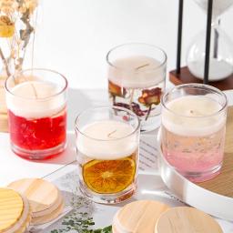 DIY incenso cera de abelha branca, cera de soja, cera de cristal, cera de geléia, coco e outras matérias-primas, vela Wick, enviar vela aquecedor - Image 4